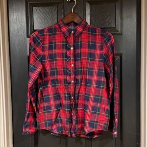 Lauren Ralph Lauren Plaid Button-Up Shirt Sz. P/M